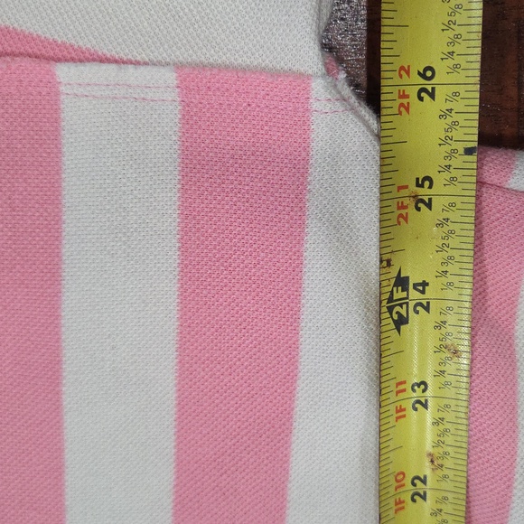 In The Beginning Striped Yellow and Pink Women's Sweatshirt - Picture 4 of 6